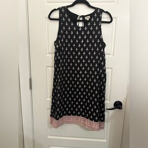Hatley Black and White Floral Dress